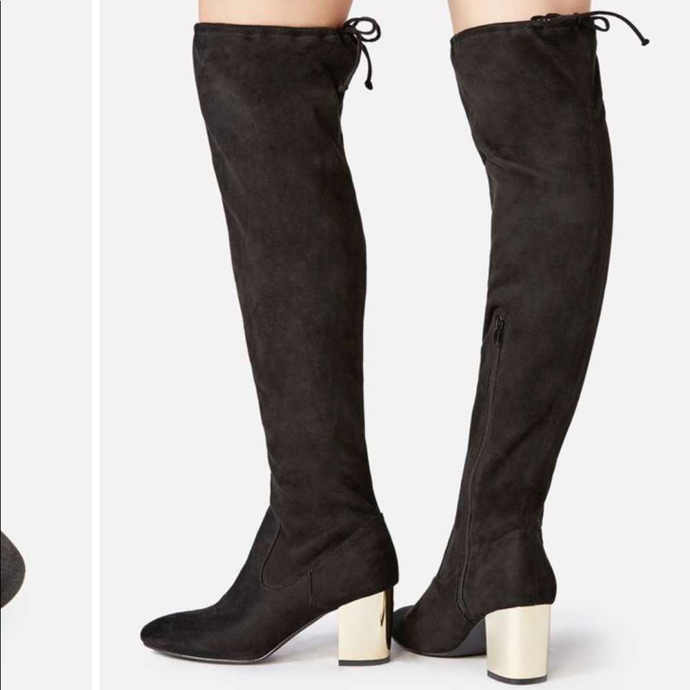 Adina Over The Knee Heeled Boot